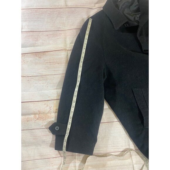 Lauren Ralph Lauren Men's Grey Wool Classic Over Coat - 48 L - Picture 10 of 12